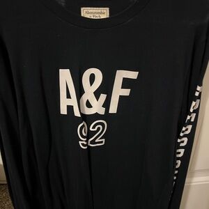 Abercrombie & Fitch Black Long Sleeve Tee